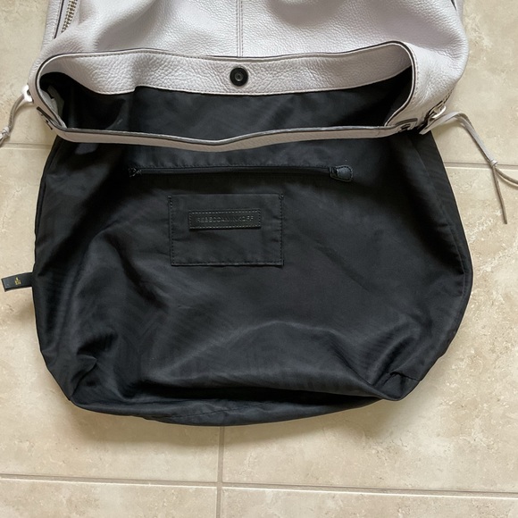 Rebecca Minkoff Pale Lilac Leather Hobo Bag - Picture 8 of 15